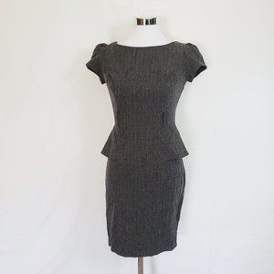 A.Byer Womens Cap Sleeve Charcoal Grey dress 5